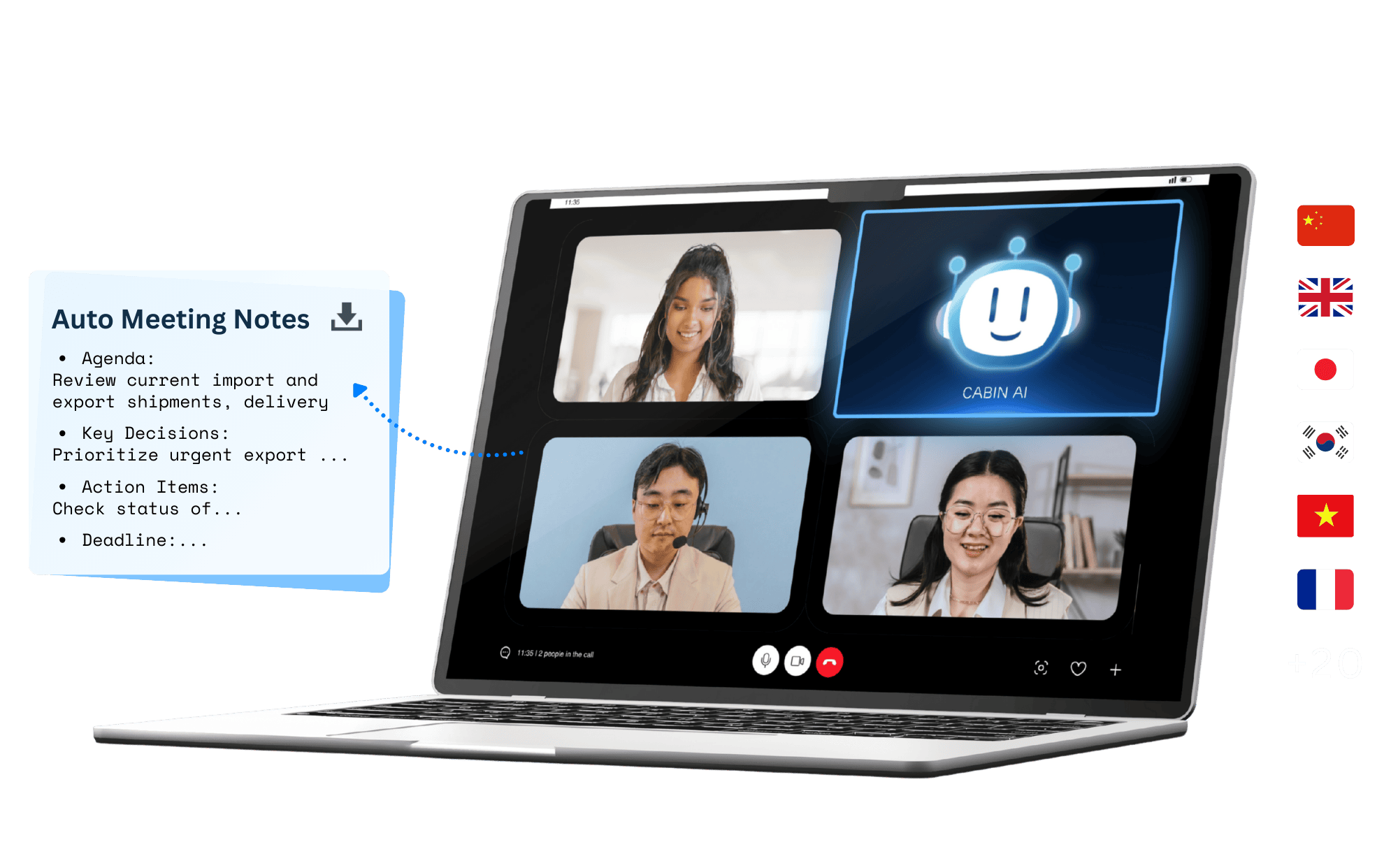 Meeting Bot - AI dịch thuật cuộc họp trực tiếp
